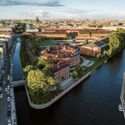 Реставрационные работы о. Новая Голландия