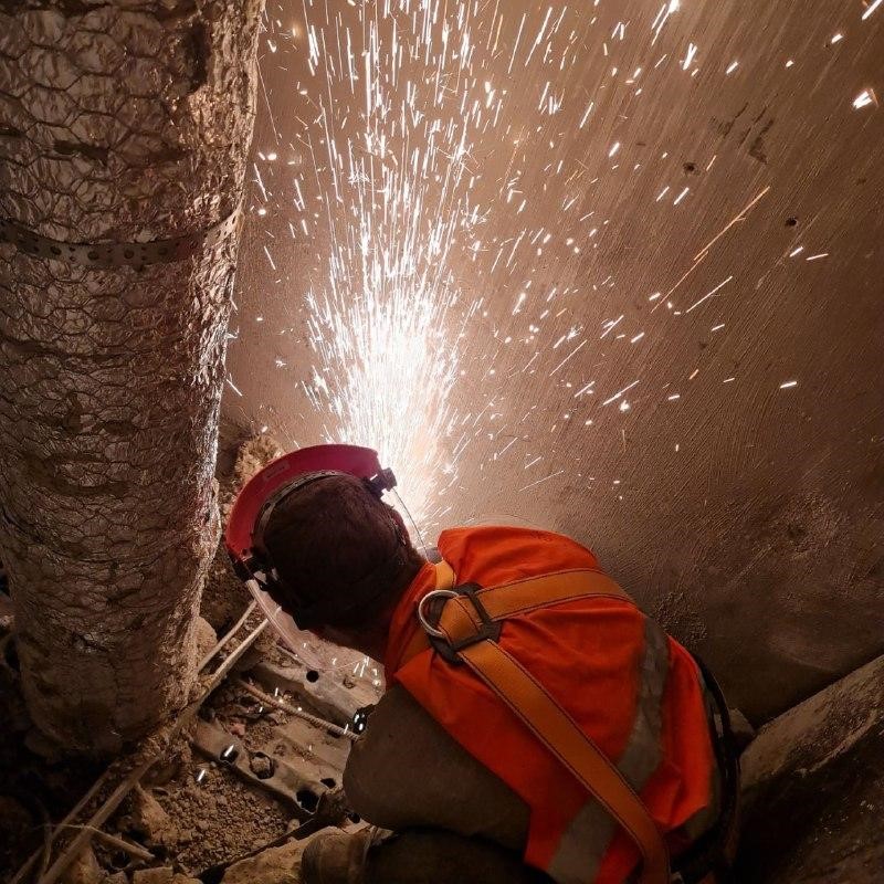 Реставрационные работы о. Новая Голландия